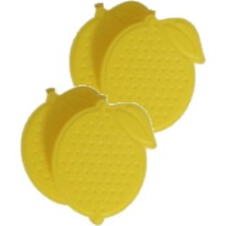 10x stuks ijsblokjes citroen herbruikbaar - IJsblokjesvormen