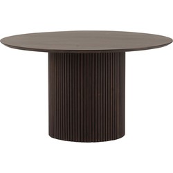 Eetkamertafel Ø140, Mango Dark Walnut