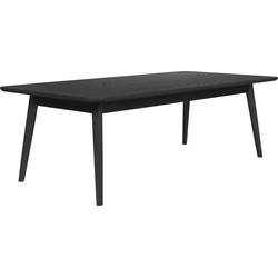 Salontafel Eikenhout 120cm - Zwart - Tafel Fabio