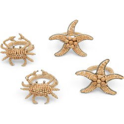 Sealife Napkin Ring Set of 4 