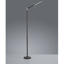 Vloerlamp - Trio Leuchten Filigran - Staande vloerlamp - Zwart LED