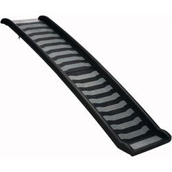 TRIXIE INKLAPBARE LOOPPLANK ZWART/GRIJS 39 × 160 CM