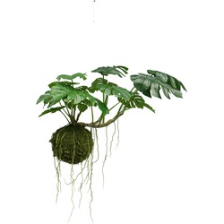 Kunst hangplant Monstera Deluxe 60 cm | NeverLeafs