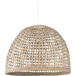 Kave Home - Lampenkap voor hanglamp Cynara van 100% natuurlijke vezels met natuurlijke finish Ø 49 cm