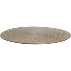 Light&living Plateau Ø40 cm BOJANO licht goud