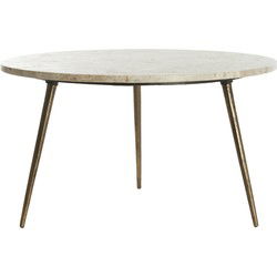 Light & Living - Bijzettafel ZECA - Ø67x37cm - Grijs