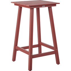 ADIRONDACK - Tuintafel - Donkerrood - 59 x 59 cm - Kunsthout