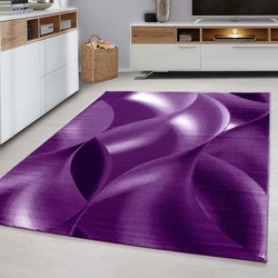 Plus Vloerkleed - Laagpolig Tapijt Woonkamer - Paars- 120x170 CM