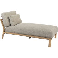 Lucas ligbed teak incl. 3 kussens 4SO
