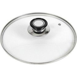 Universele pannendeksel - glas - voor pannen van D15,5 cm - deksel - Pannendeksels