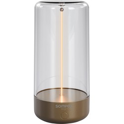 Sompex Tafellamp Pulse | Magnetische sfeerlamp| Goud | indoor | outdoor | oplaadbaar | dimbaar