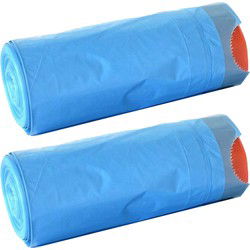 Afvalzakken/vuilniszakken - 30x - 35 liter - blauw - 11,5 mic. - Vuilniszakken