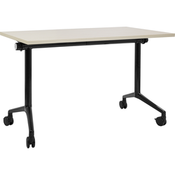 CAVI - Bureau verstelbaar - Lichtbruin/Zwart - 120 x 60 cm - Metaal
