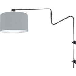 Anne Lighting wandlamp Linstrøm - zwart - metaal - 3949ZW