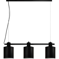 QUVIO Hanglamp 3-lichts ronde kap - QUV5062L-BLACK