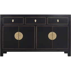 Fine Asianliving Chinese Dressoir Onyx Zwart - Orientique Collectie