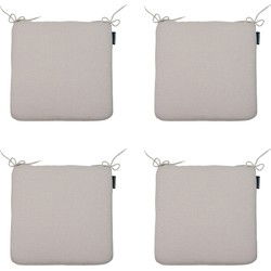 Madison -  Zitkussen Napels taupe - Ca. 40x40 cm - Set van 4