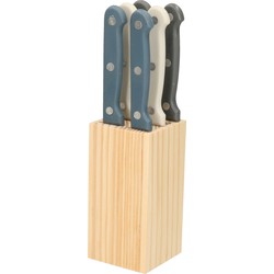 12x stuks steakmessen/vleesmessen - RVS - 22 cm - Messen