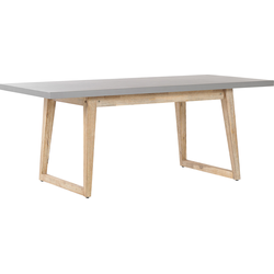 ORIA  - Tuintafel - Grijs - 90 x 180 cm - Vezelcement