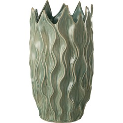 J-line - Vaas Ivy Steengoed Groen Extra Large - 30x30x52.5cm