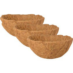 Esschert Design Inlegvel - 3x - kokos - voor hangmand - ca. 30 cm - Plantenbakken