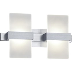 Moderne Wandlamp  Platon - Metaal - Zilver