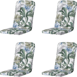 Madison -  Tuinkussen Exelsior/primero/Balero  Bliss blue - Ca. 110x48 cm - Set van 4