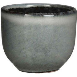 Mica Decorations tabo eierdopje grijs maat in cm: 4 x 5 - GRIJS