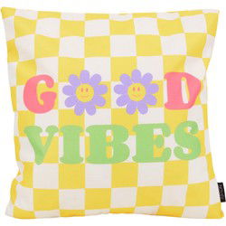 Sierkussen Good Vibes #4 - Outdoor | 45 x 45 cm | Katoen/Polyester