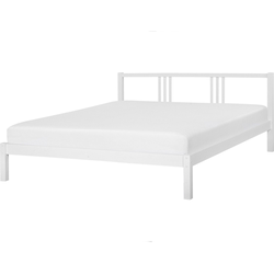 VANNES  - Tweepersoonsbed - Wit - 180 x 200 cm - Dennenhout