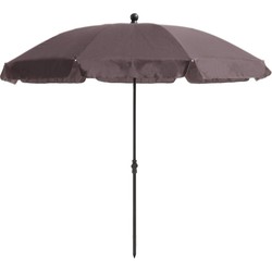 Stokparasol Las Palmas 200 cm with tilt taupe zonwering - Madison