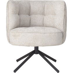 PTMD Odin Cream Dining Chair Legacy 15 Dove Black Leg