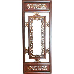 Fine Asianliving Antiek Chinees Wand Paneel Hout Handgesneden