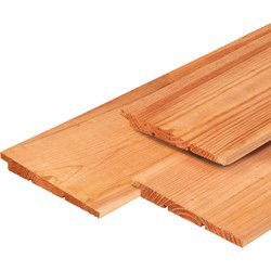 Zweeds rabat Red Class Wood 1,1/2,2x19,5x400 cm Tuindeco