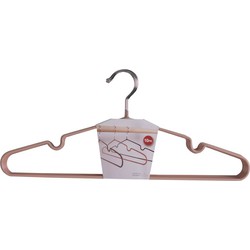Massa Hangers - Metal hangers with rose coating S/10