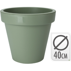 Bloempot ek rond 40cm groen