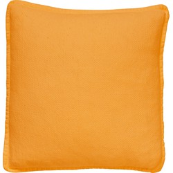 Dutch Decor BOWIE - Sierkussen 45x45 cm - van gewassen katoen - Golden Glow 45x45 cm - geel - Dutch Decor