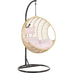ASPIO - Hangstoel - Natuurlijk - 99 cm - PE rotan
