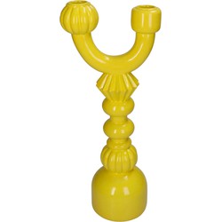 URBANJNGL - Candle Holder - Yellow Structure ↑ 35cm