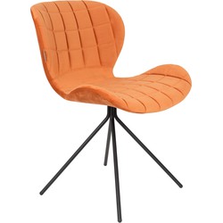 ZUIVER Chair Omg Velvet Orange