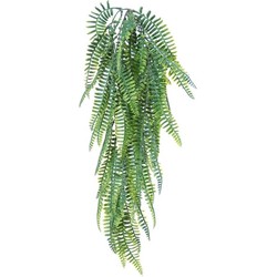 Louis Maes kunstplanten - Varen - groen - hangende takken bos van 55 cm - Kunstplanten