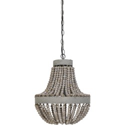 Light&living Hanglamp kralen Ø35,5x45 cm LUNA oud wit