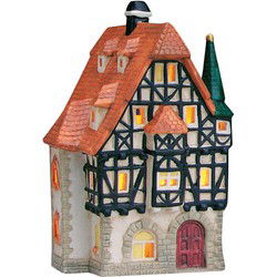 Wurm Lichthaus Apotheke Rothenburg/Tauber van porselein, veelkleurig (B/H/D) 10x19x10 cm.
