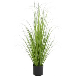 Gras in pot 90 cm groen kunstplant