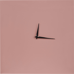 TOMAR - Wandklok - Roze - Ijzer