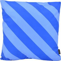 Sierkussen Stripe Blauw/Donkerblauw | 45 x 45 cm | Katoen/Polyester