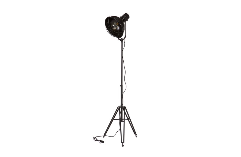 BePureHome Spotlight Staande Vloerlamp - Metaal - Zwart - 167x54x45 - 