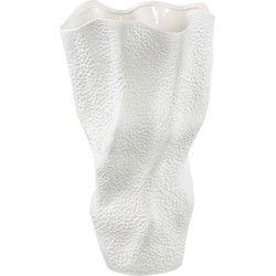 PTMD Vaas Violettee - 22x17x38 cm - Keramiek - Wit