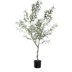 PTMD Kunstplant Olive - 110x70x156 cm - Polyester - Groen