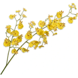 Kunsttak Orchidee geel 78 cm - Buitengewoon de Boet